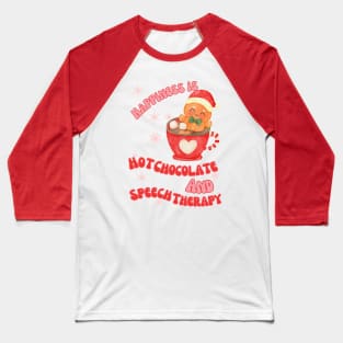 Christmas, speech therapist, speech path, speech language pathologist, slp, slpa Baseball T-Shirt